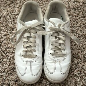 Puma all white sneakers